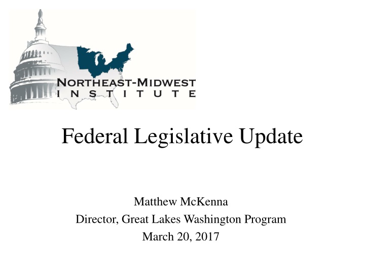 federal legislative update
