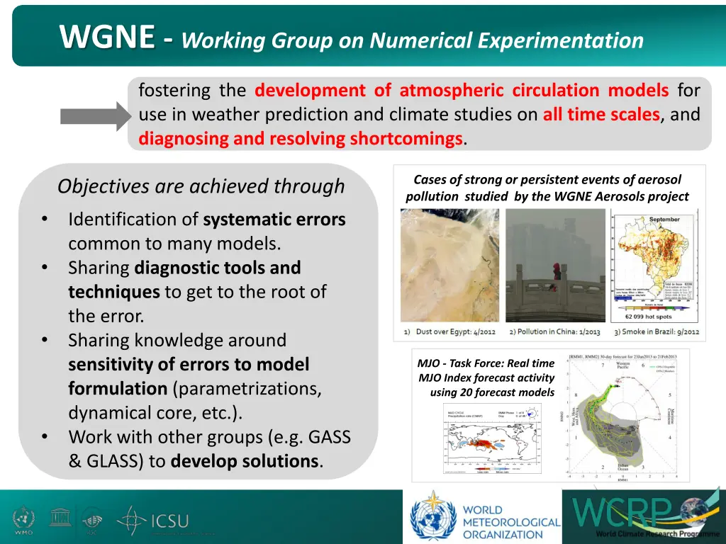 wgne working group on numerical experimentation 1