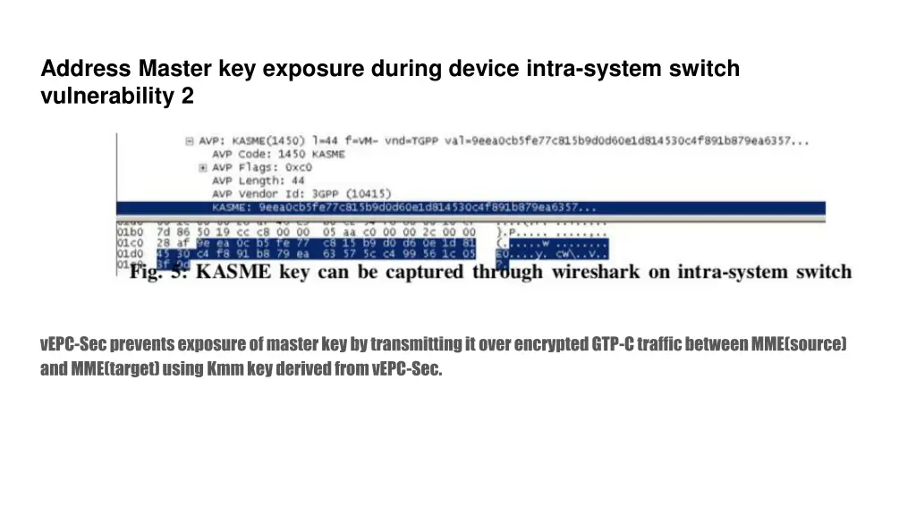 address master key exposure during device intra