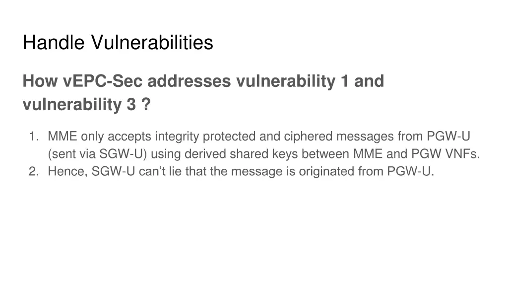 handle vulnerabilities