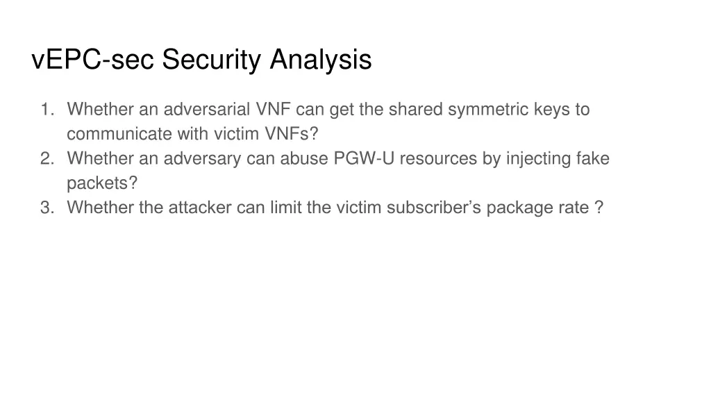 vepc sec security analysis