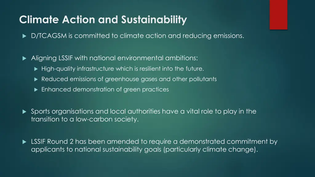 climate action and sustainability