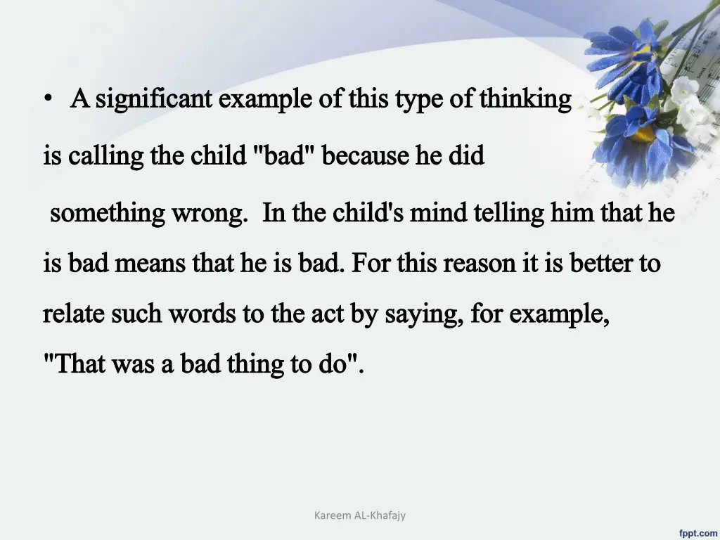 a significant example of this type of thinking