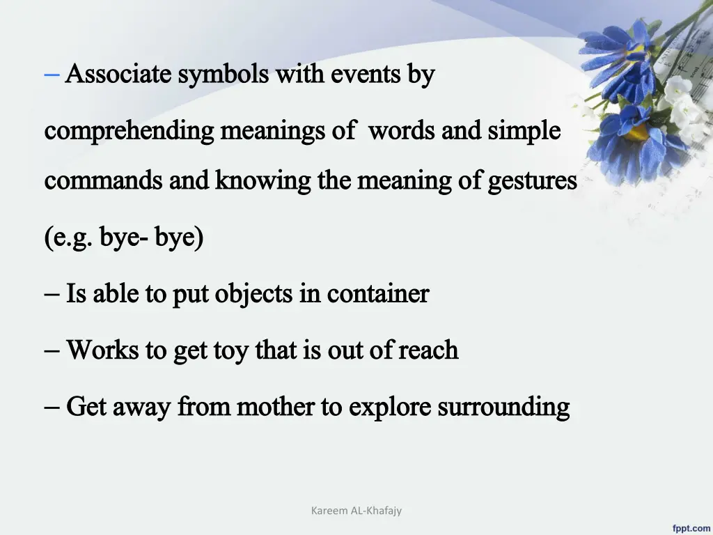 associate symbols with events by associate