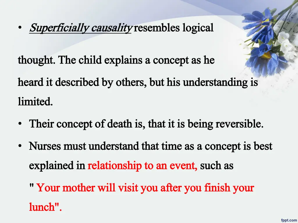 superficially causality superficially causality