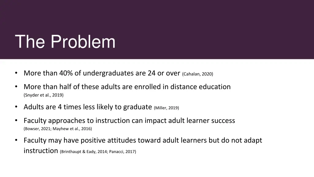 the problem