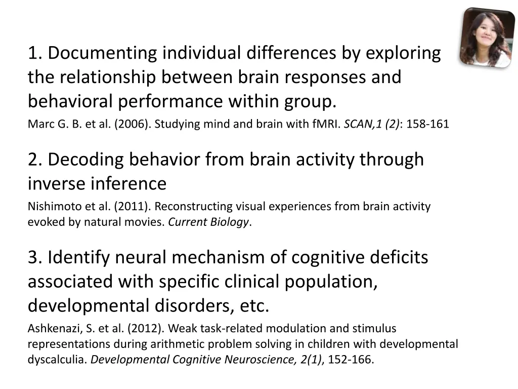 1 documenting individual differences by exploring