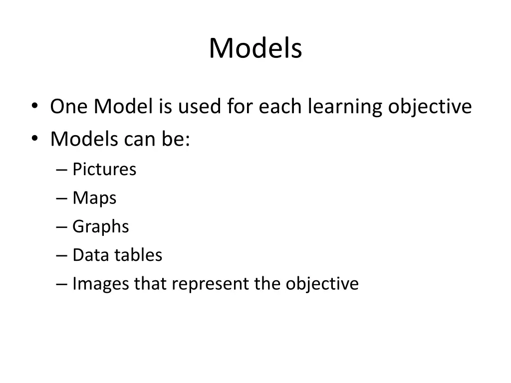 models