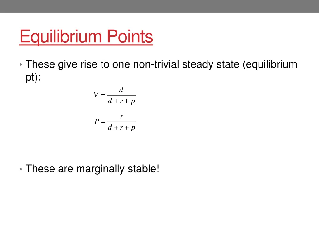 equilibrium points 1