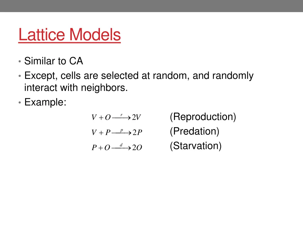 lattice models