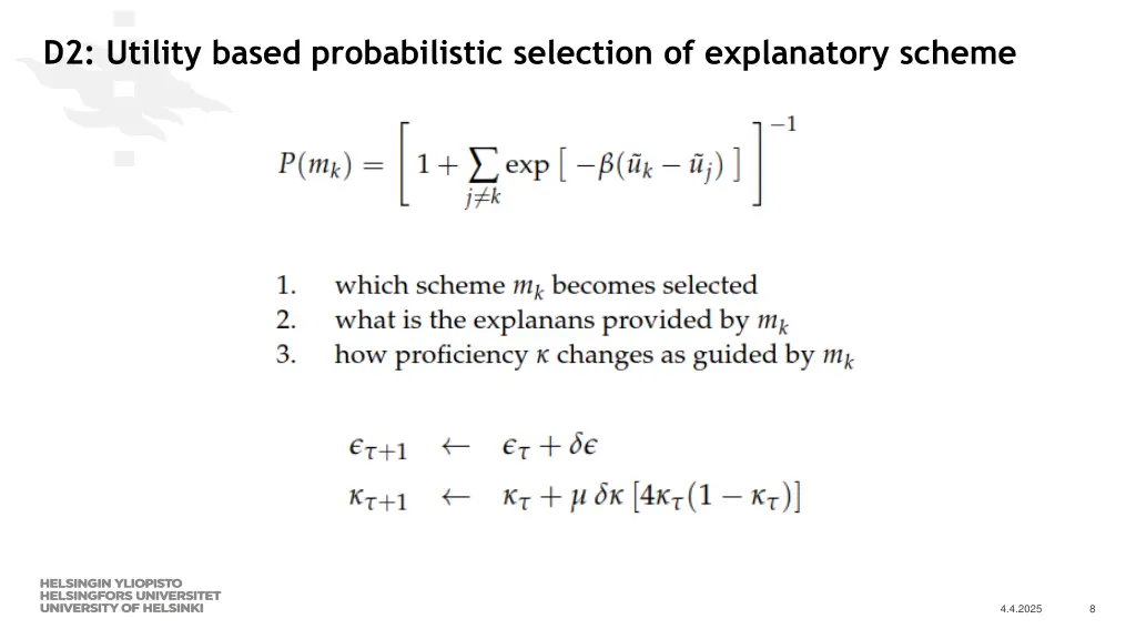 d2 utility based probabilistic selection