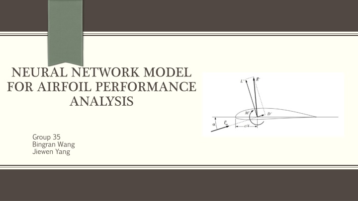neural network model for airfoil performance