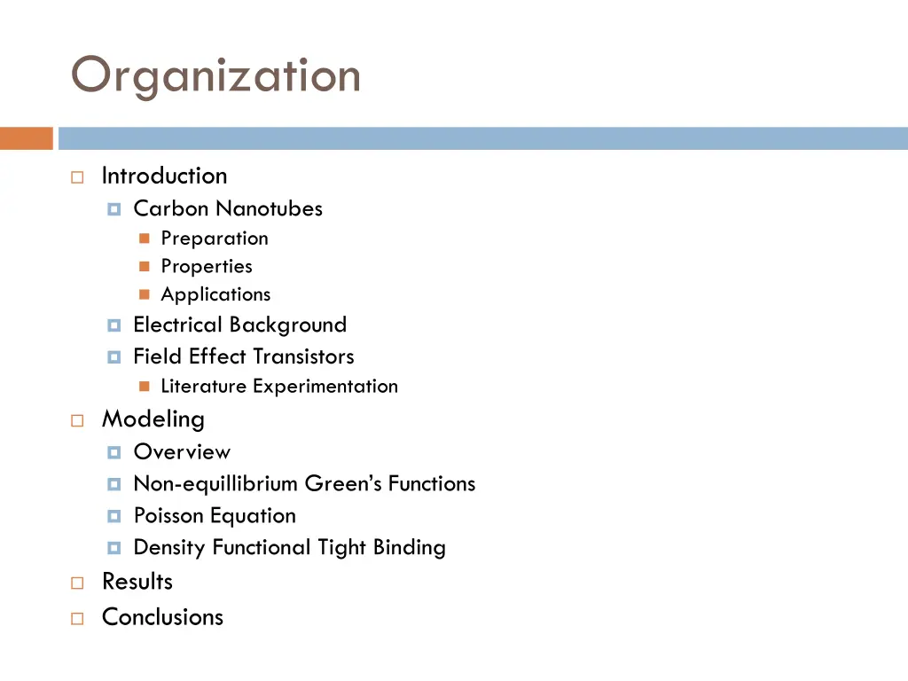organization