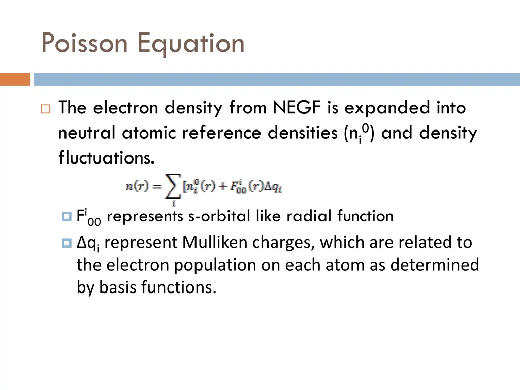 poisson equation