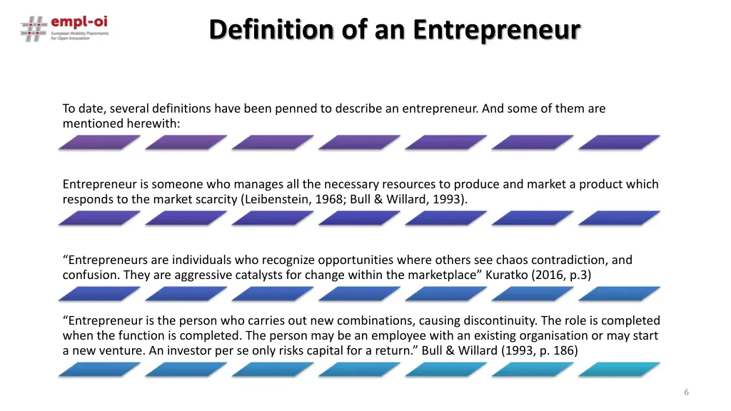 definition of an entrepreneur