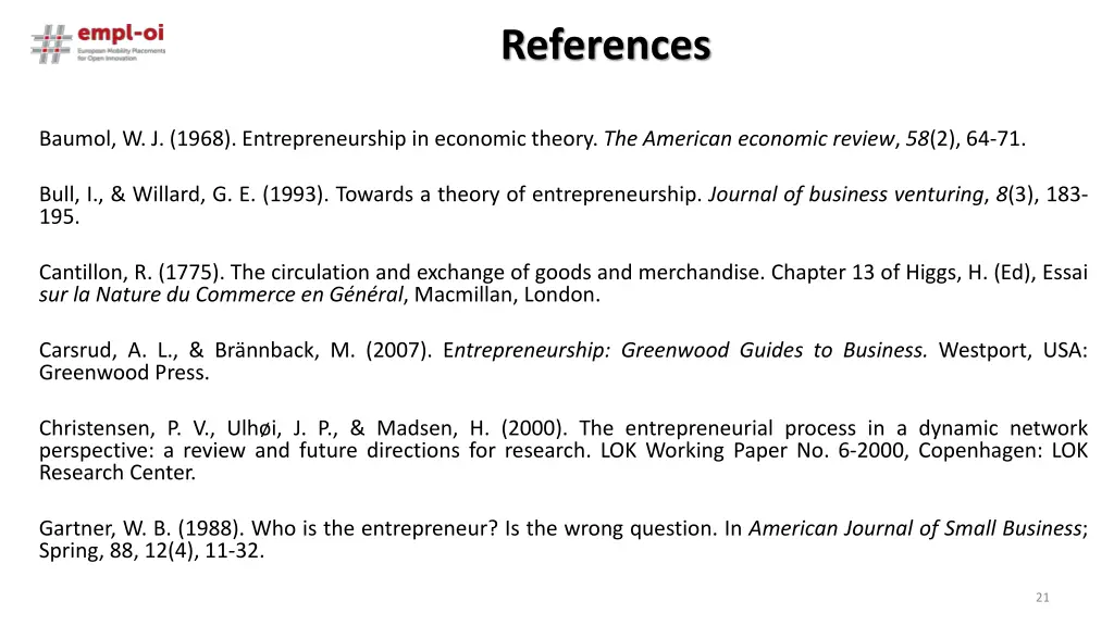 references
