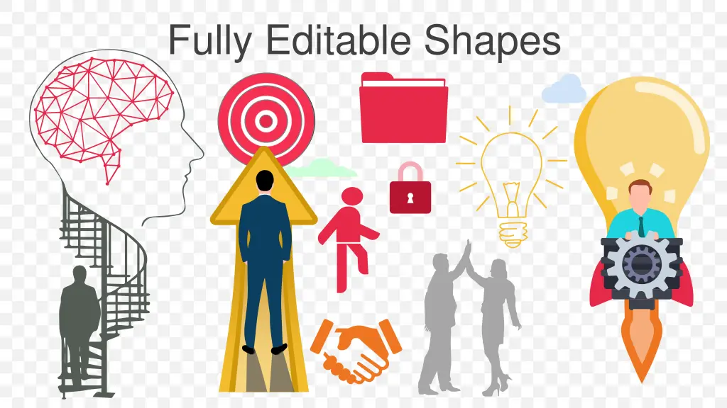 fully editable shapes