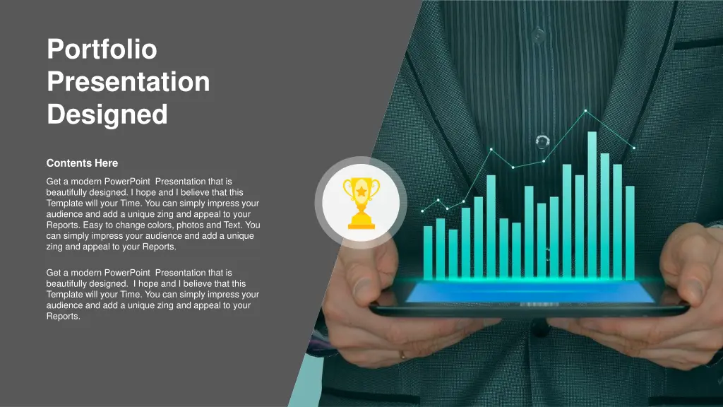 portfolio presentation designed
