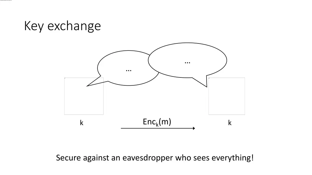 key exchange