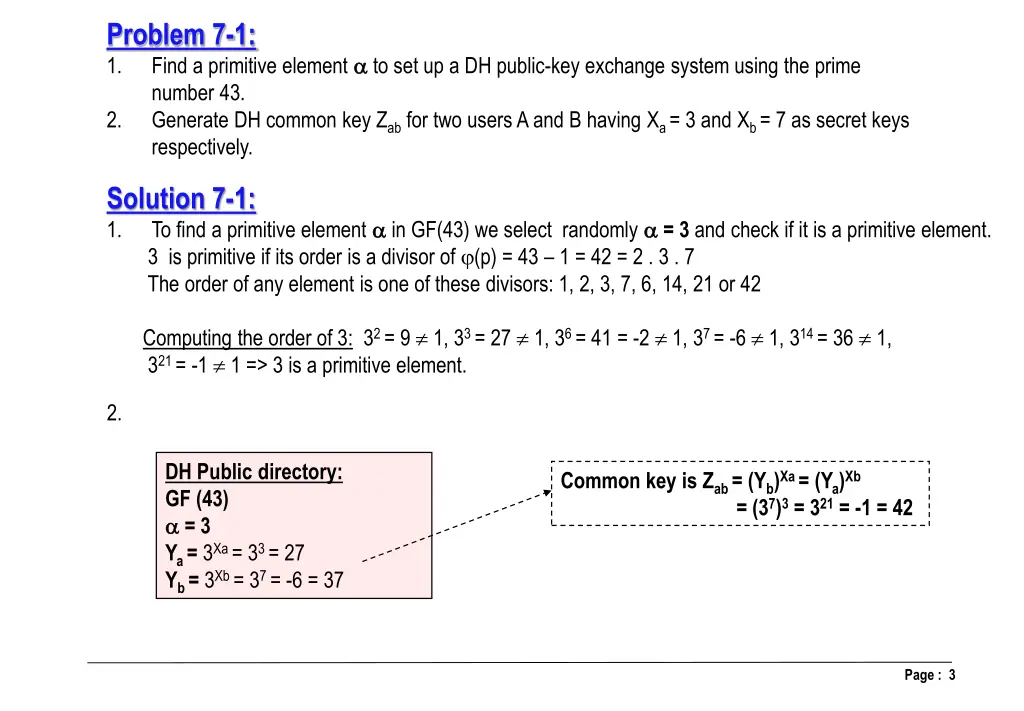 problem 7 1 1 find a primitive element