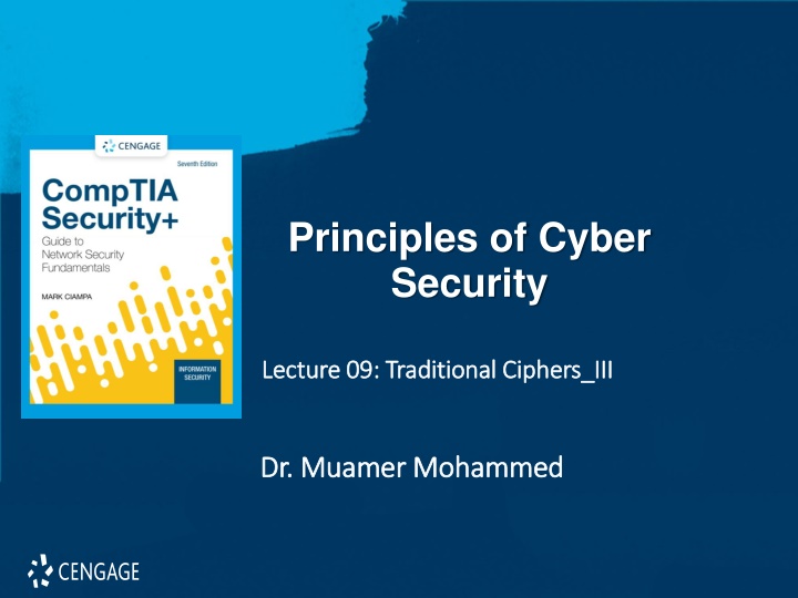 principles of cyber security