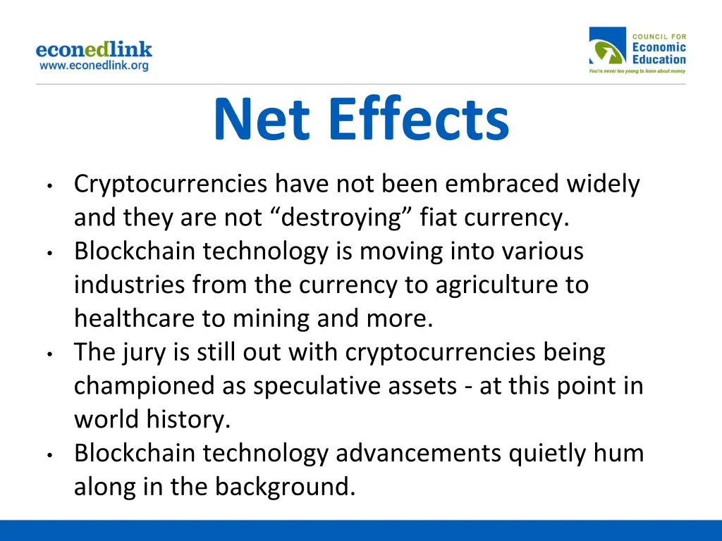 net effects