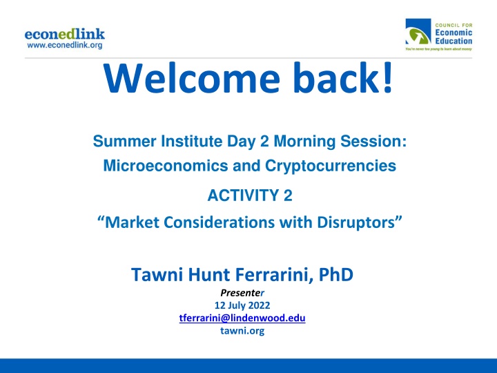welcome back
