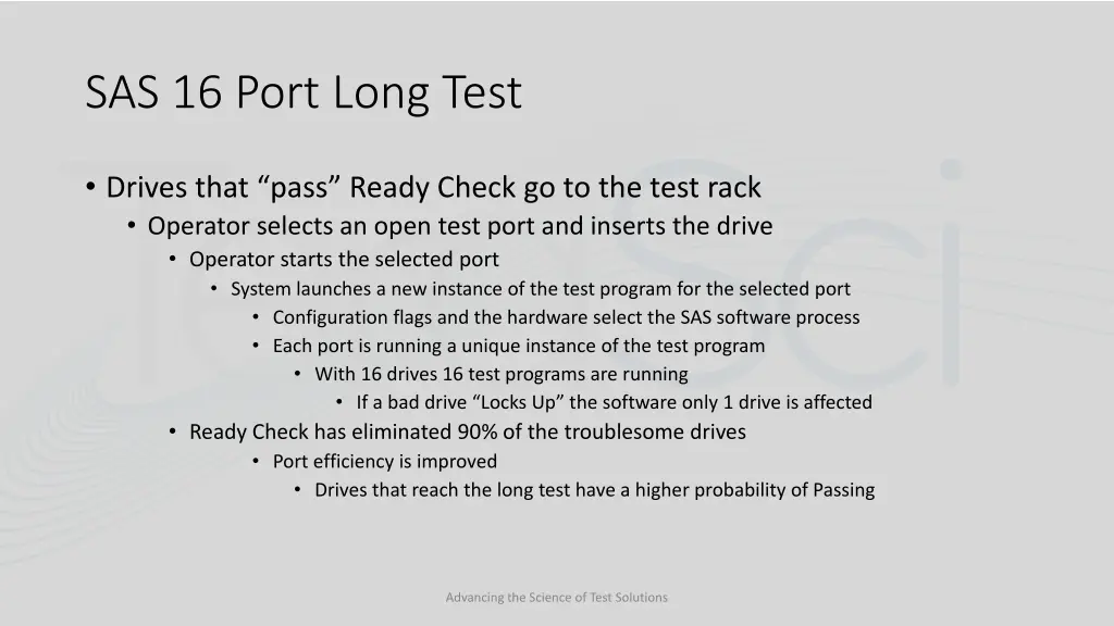 sas 16 port long test