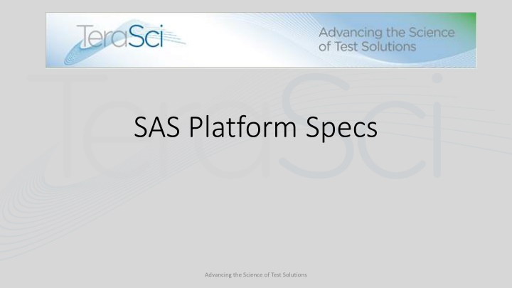 sas platform specs