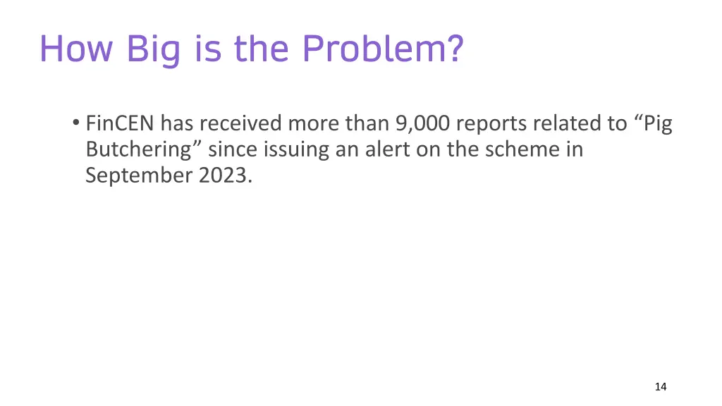 how big is the problem