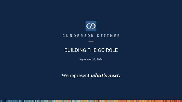 building the gc role