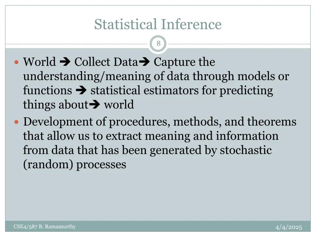 statistical inference