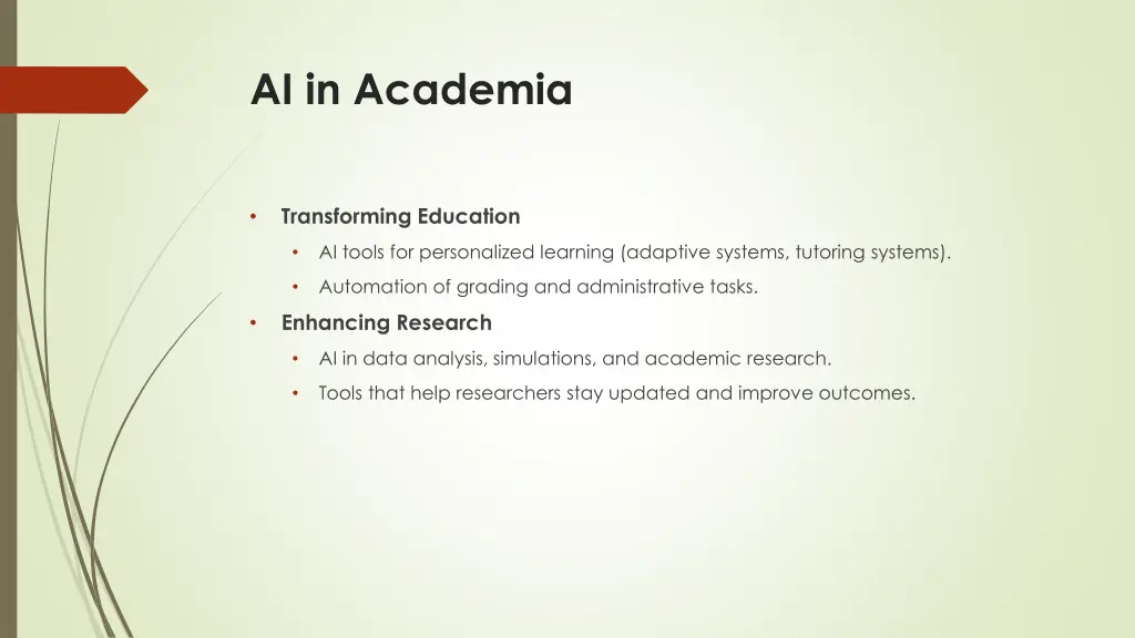 ai in academia