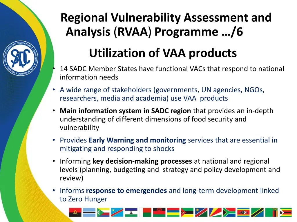 regional vulnerability assessment and analysis 5