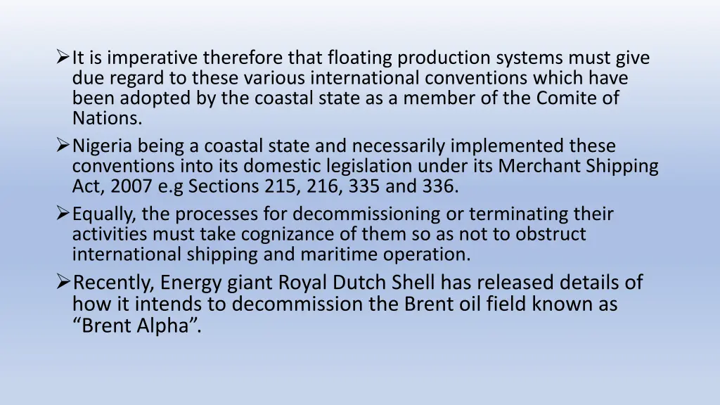 it is imperative therefore that floating