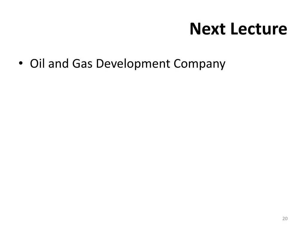 next lecture