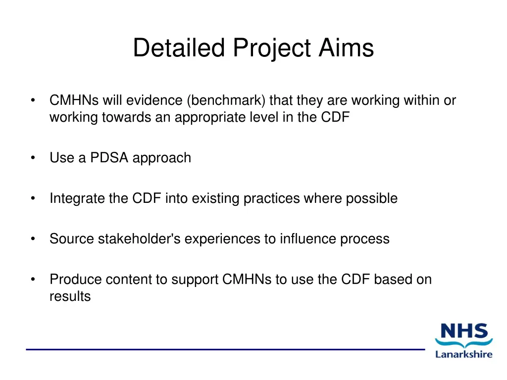 detailed project aims