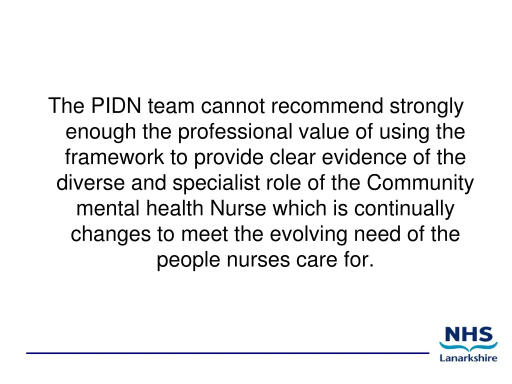 the pidn team cannot recommend strongly enough