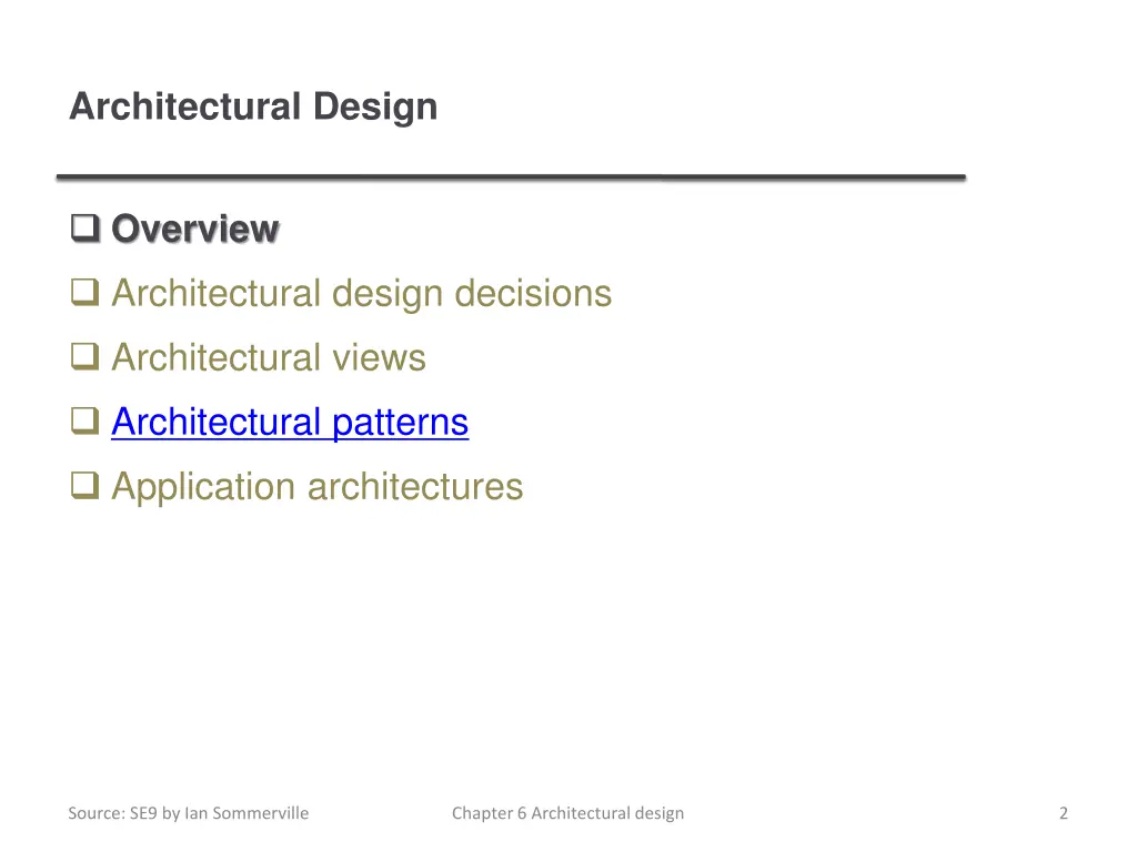 architectural design