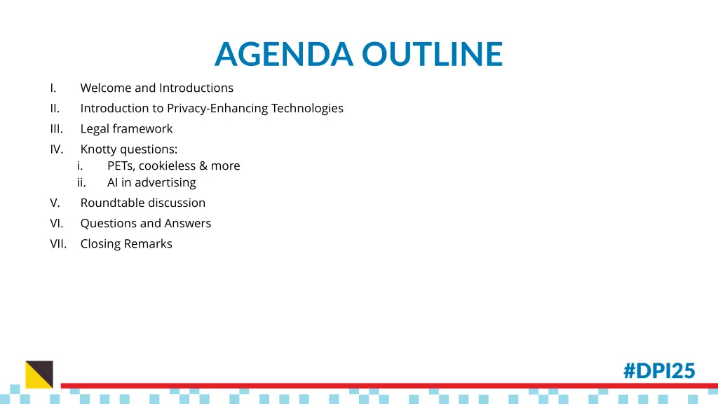 agenda outline