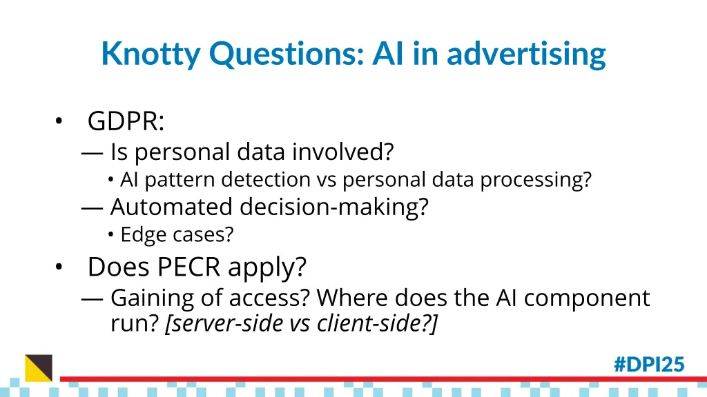 knotty questions ai in advertising