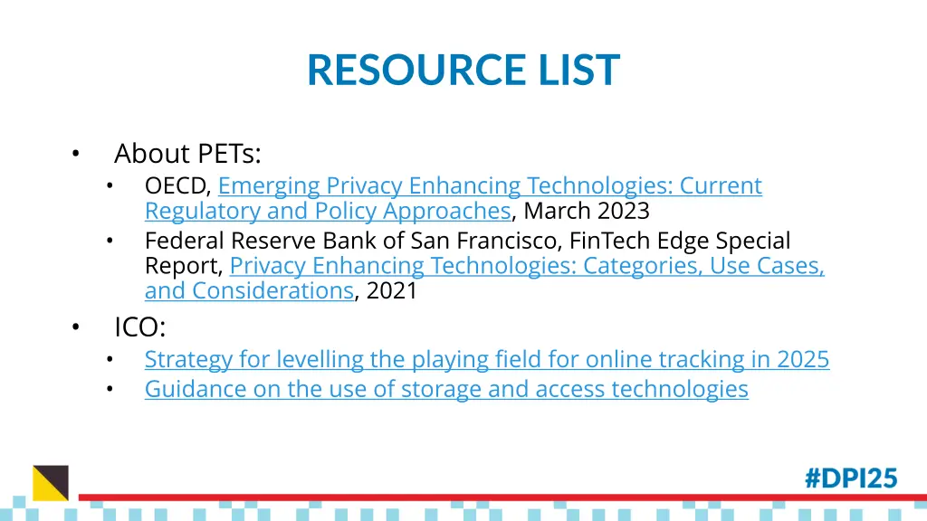 resource list