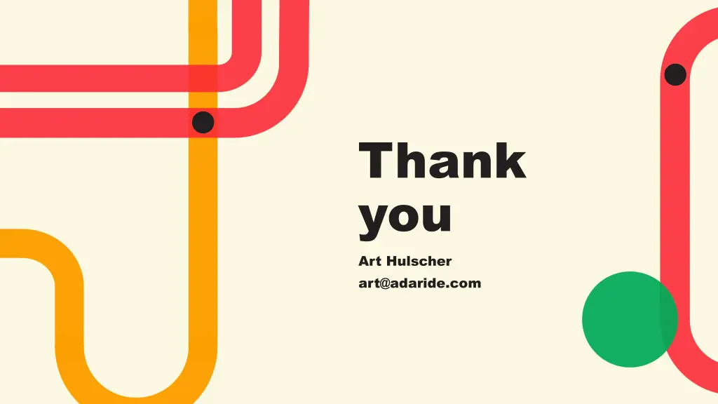 thank you art hulscher art@adaride com