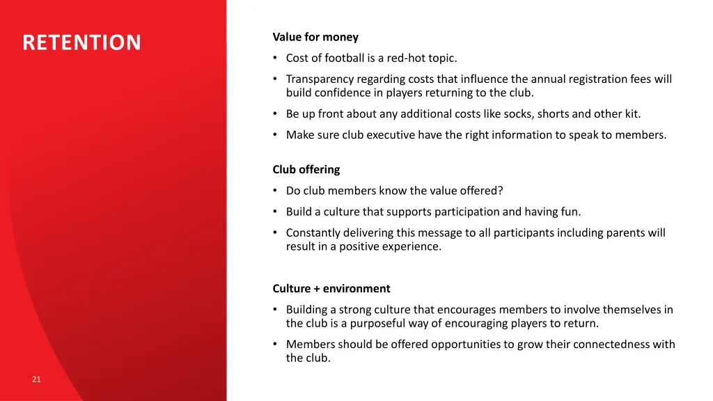 value for money
