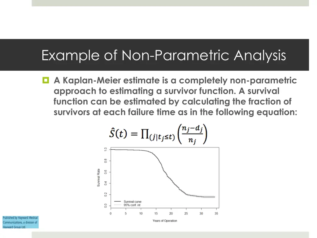 example of non parametric analysis