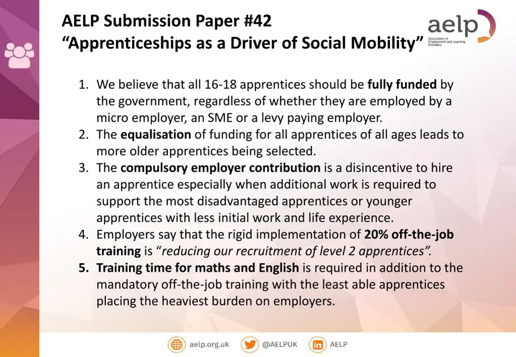 aelp submission paper 42 apprenticeships