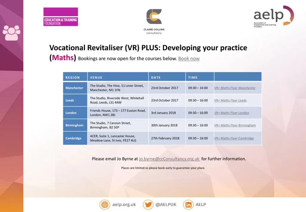 vocational revitaliser vr plus developing your 2