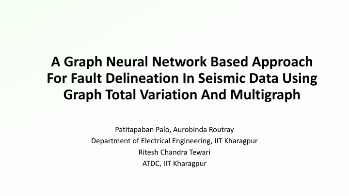 a graph neural network based approach for fault