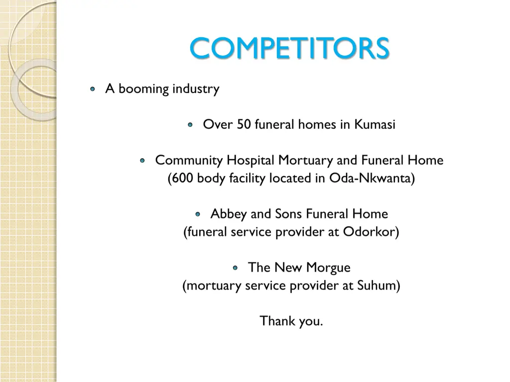 competitors