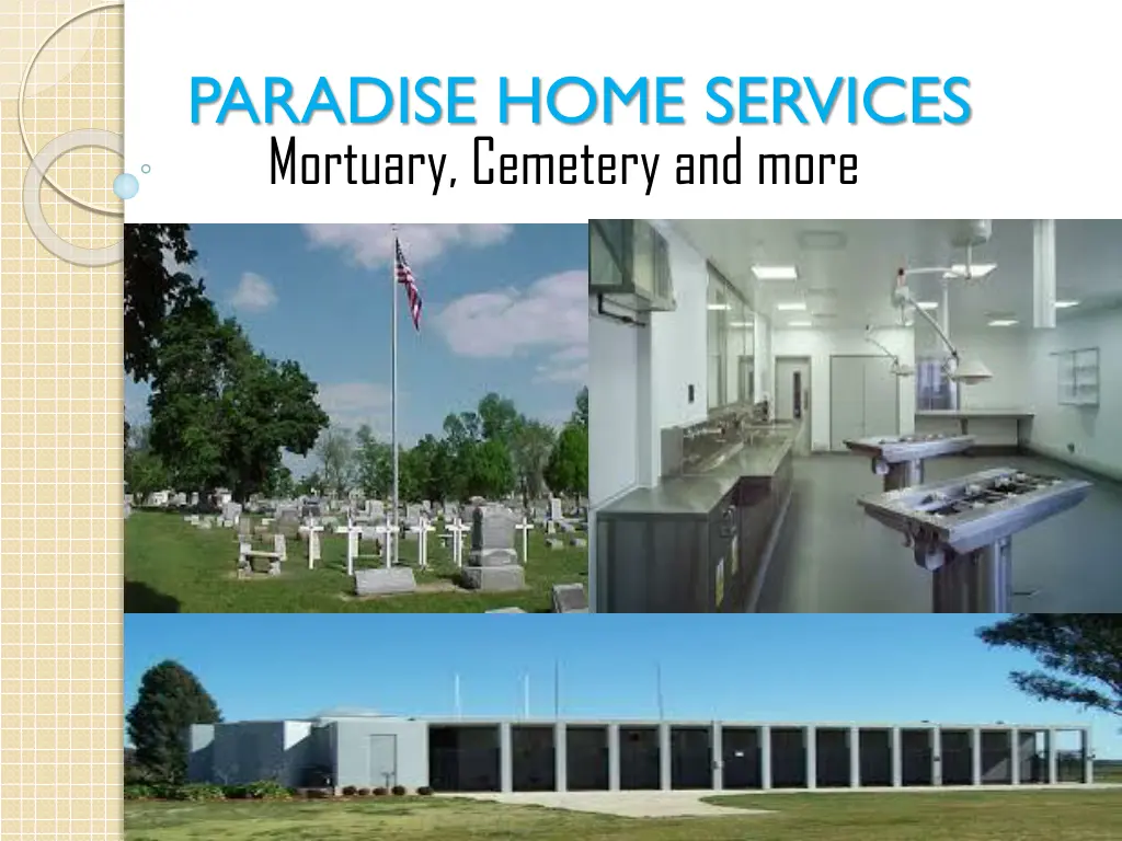 paradise home services mortuary cemetery and more